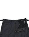 Dark Charcoal Grey Twill Pant