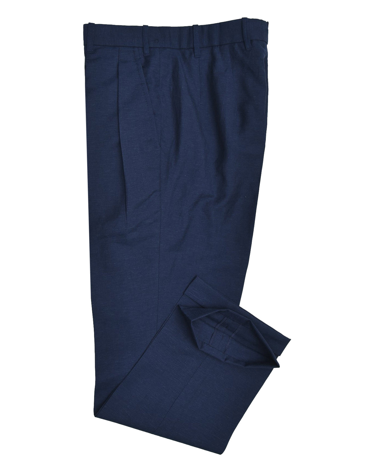 VBC: Navy Blue Wool-Linen - 3