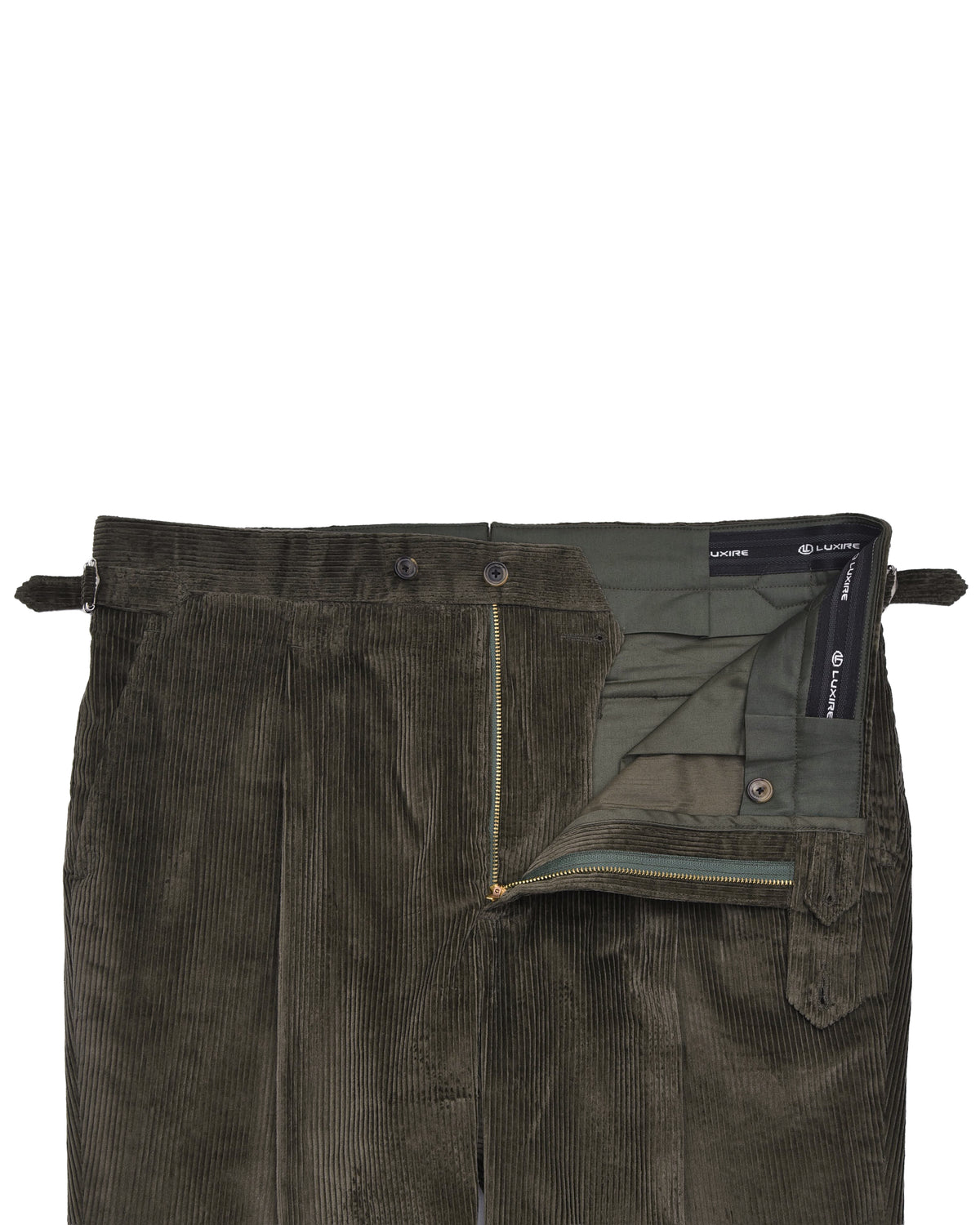 Modrone Corduroy Green Olive - 8 Wale - 4