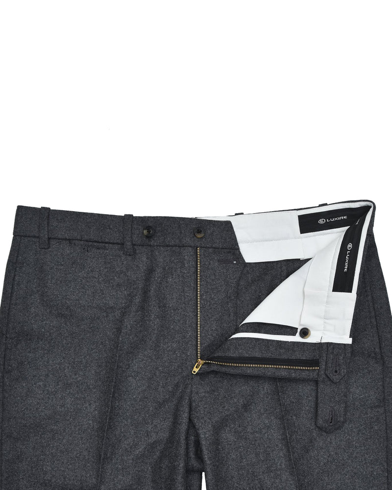 EThomas Shadow Grey Woolen  Flannel