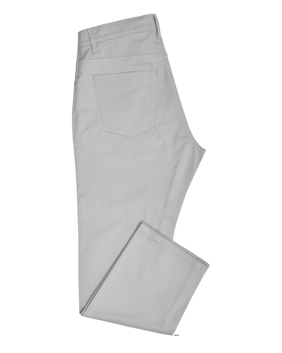 Pastel Stone Grey Twill Chino - 1