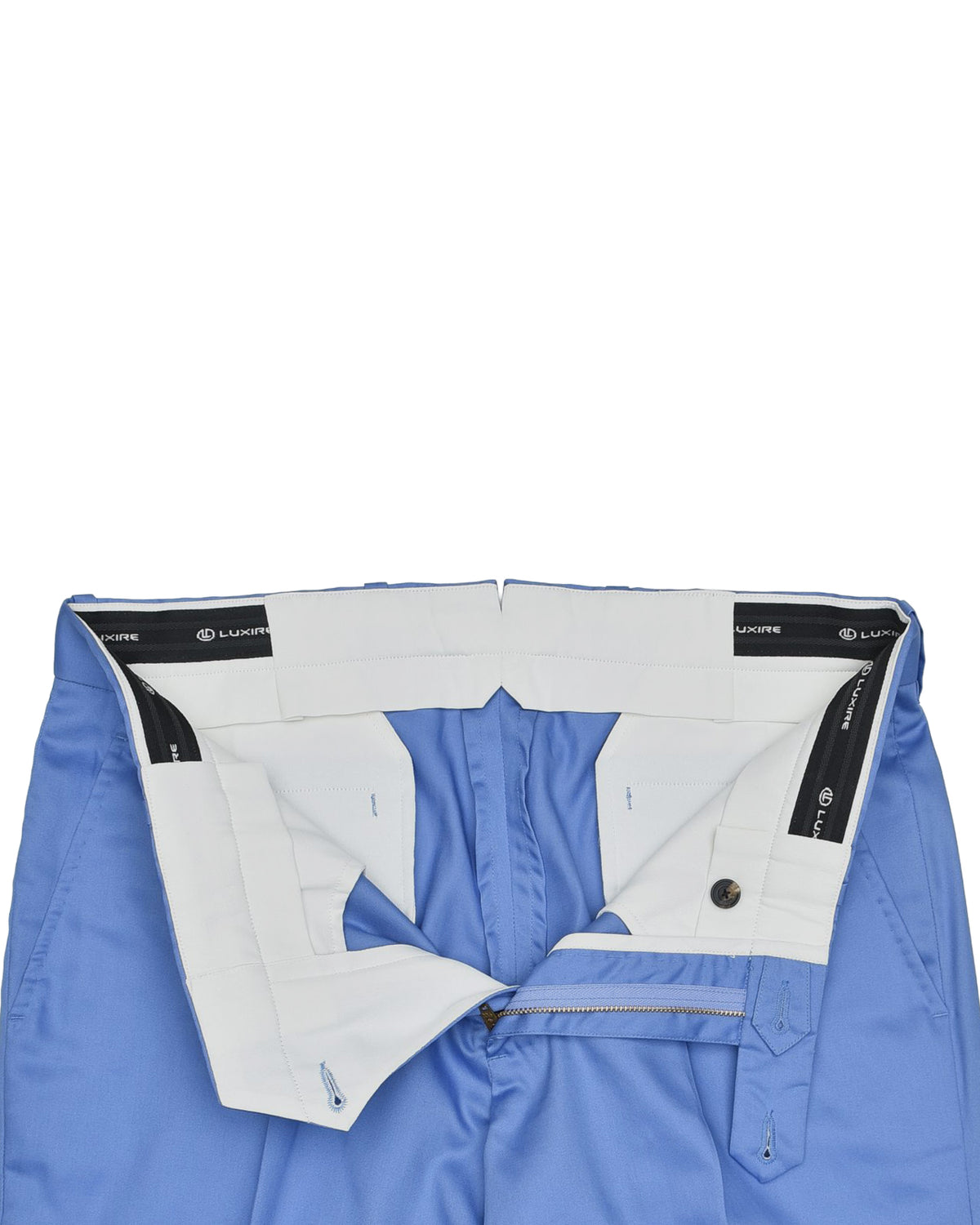Light Cobalt Blue Twill Pants - 5