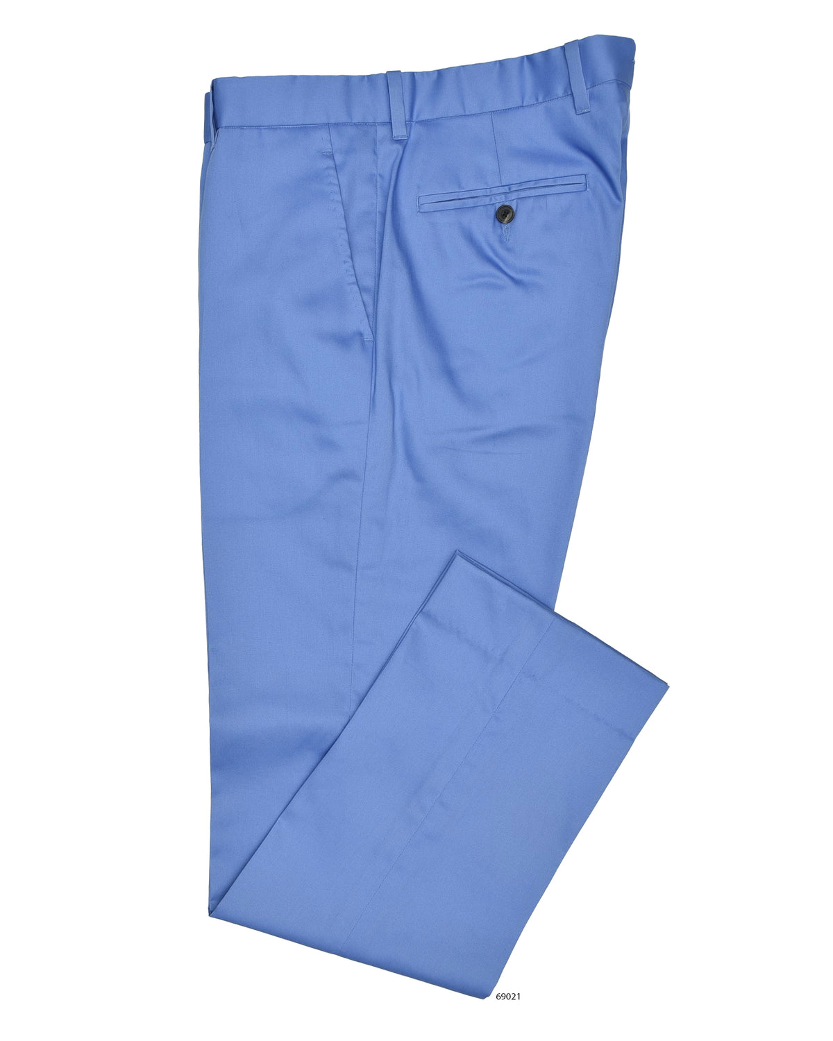 Light Cobalt Blue Twill Pants - 1