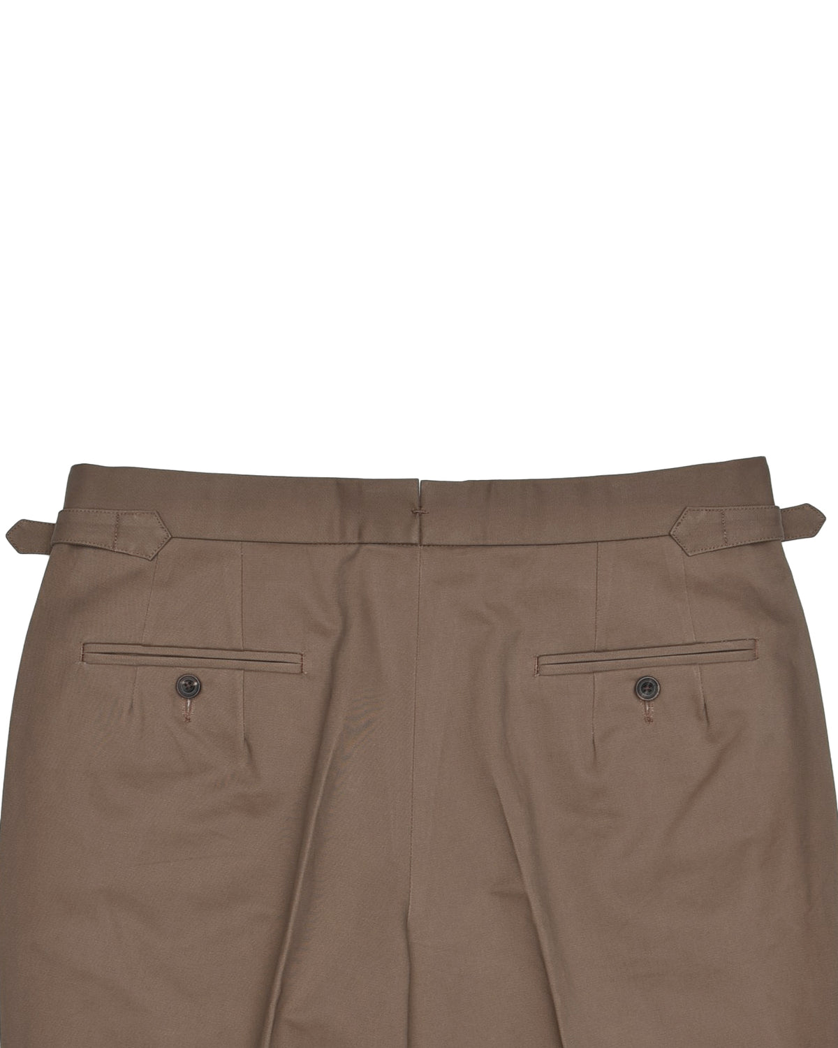 Light Choco Brown Washed Chino - 6