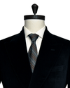 Dugdale Cotton Black Velvet Double Breasted Jacket