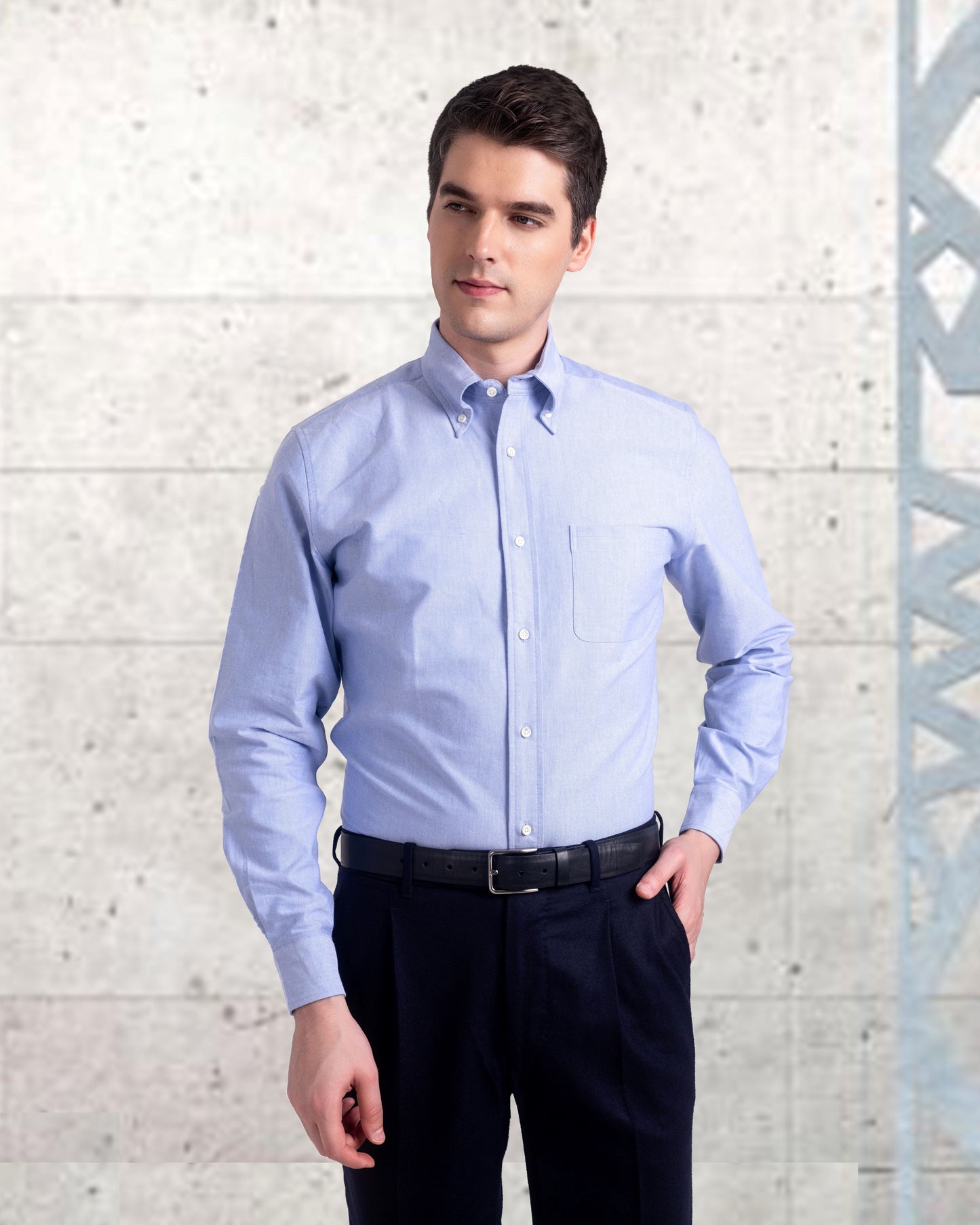 Classic Blue Oxford Shirt