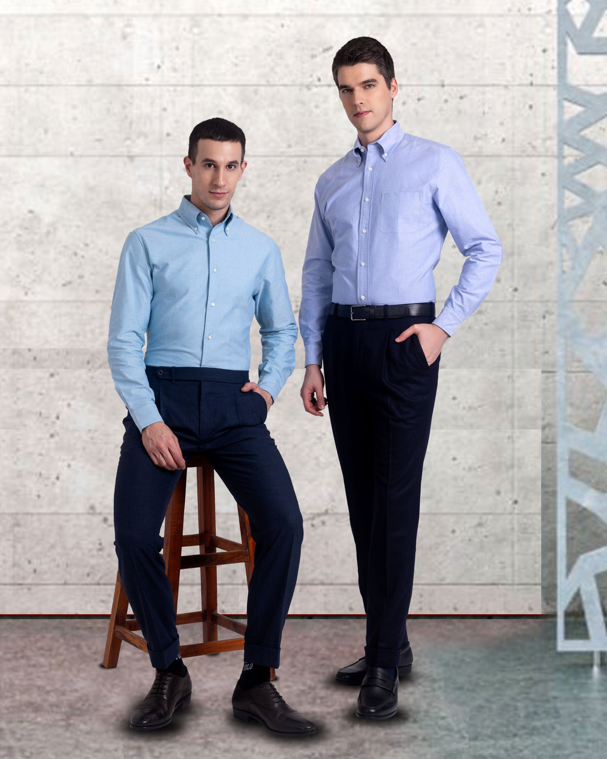Classic Blue Oxford Shirt - 6