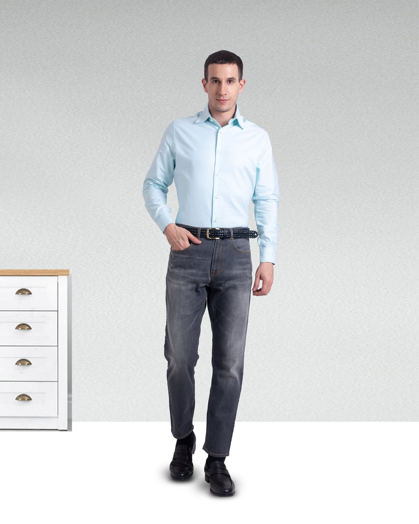 Classic Pale Blue Oxford Shirt