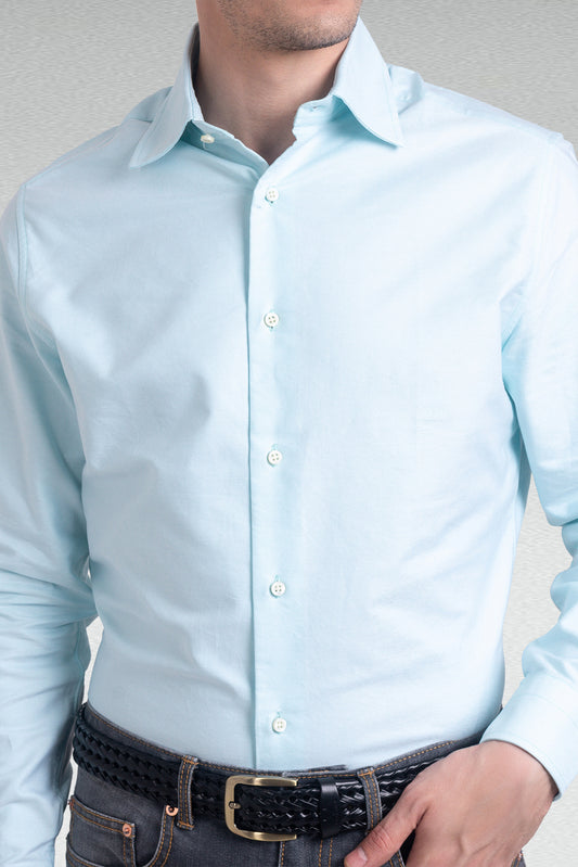 Classic Pale Blue Oxford Shirt