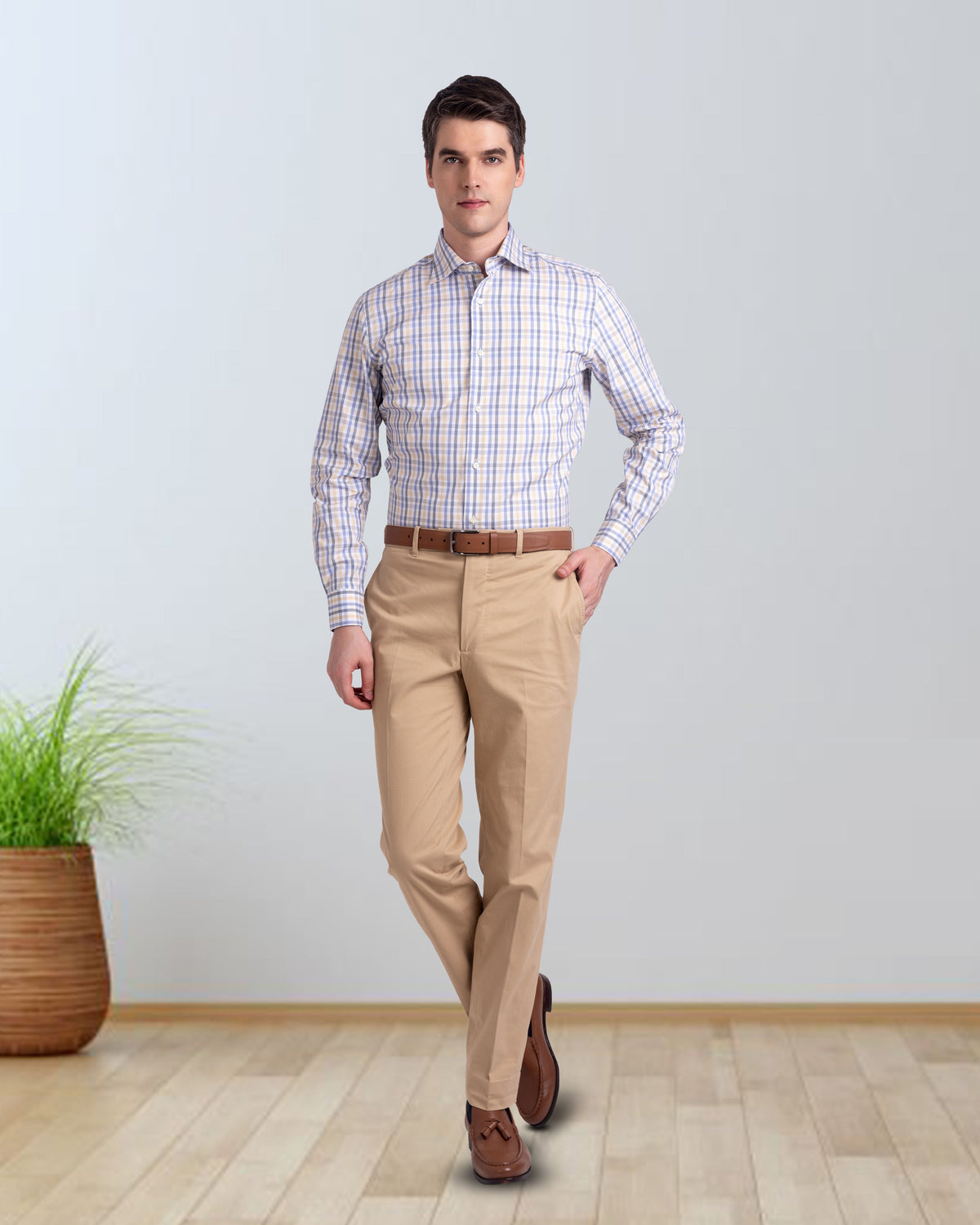 Country Blue Yellow Tatersall Shirt - 3