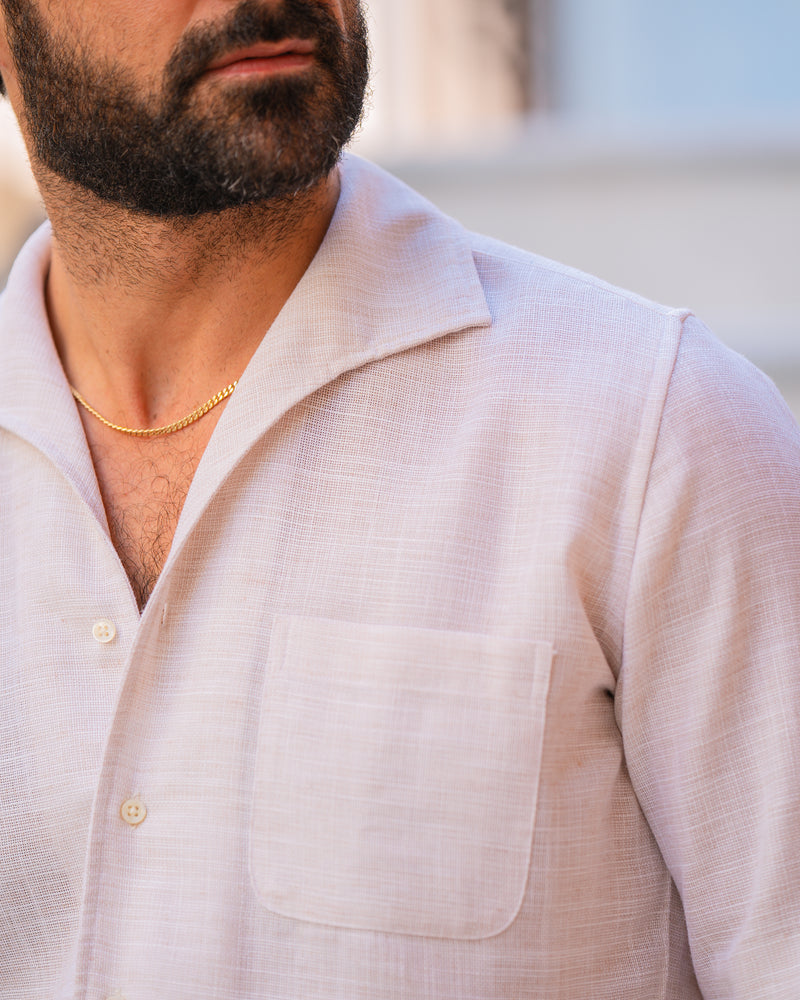 Custom Men's Soft Washed Pastel Pink Shirt with One piece collar and Placket – Luxire Custom Clothing Custom Men's Soft Washed Pastel Pink Shirt with One piece collar and Placket – Luxire Custom Clothing