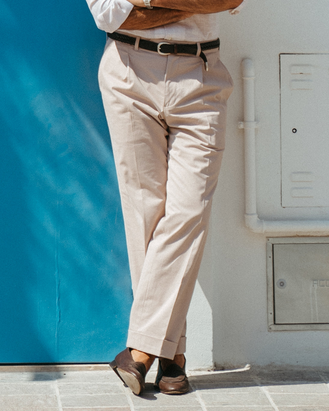 Pleated Pastel Pink Dress Pant - 1