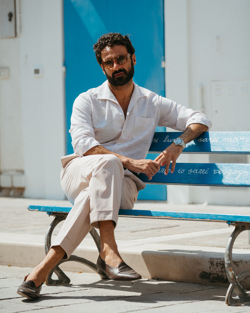 Custom Men's Soft Washed Pastel Pink Shirt with One piece collar and Placket Luxire Custom Clothing Custom Men's Soft Washed Pastel Pink Shirt with One piece collar and Placket Luxire Custom Clothing