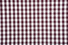 Maroon on White Broad Gingham Checks Shirt