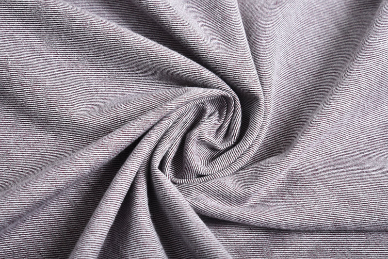 Maroon Twill Flannel Shirt