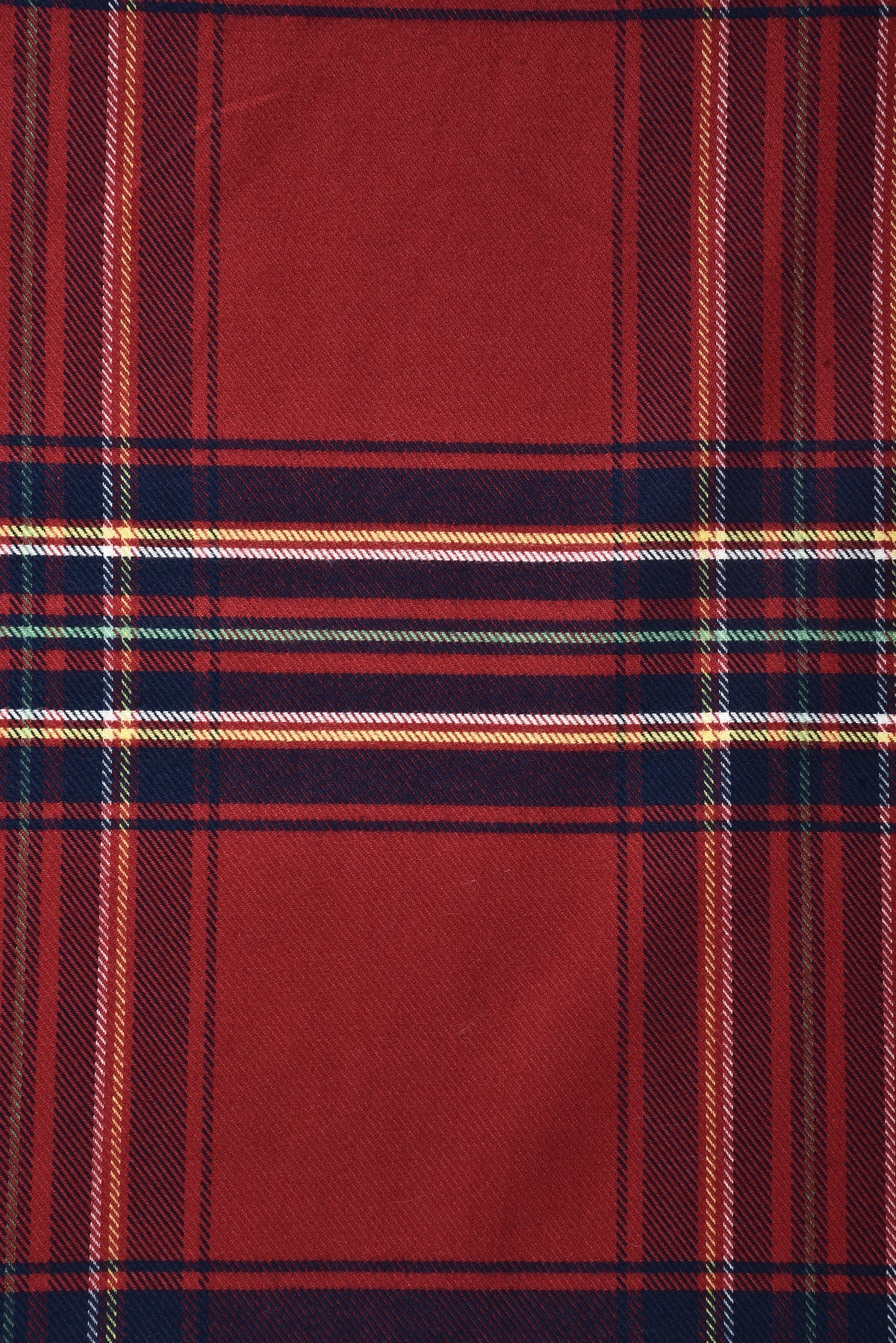 Red Navy Blue Tartan Flannel Shirt - 6