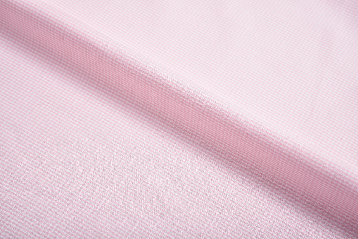 Pale Orange Mini Checks Shirt - 4