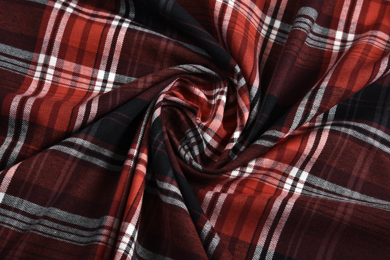 Red Black Plaid Shirt