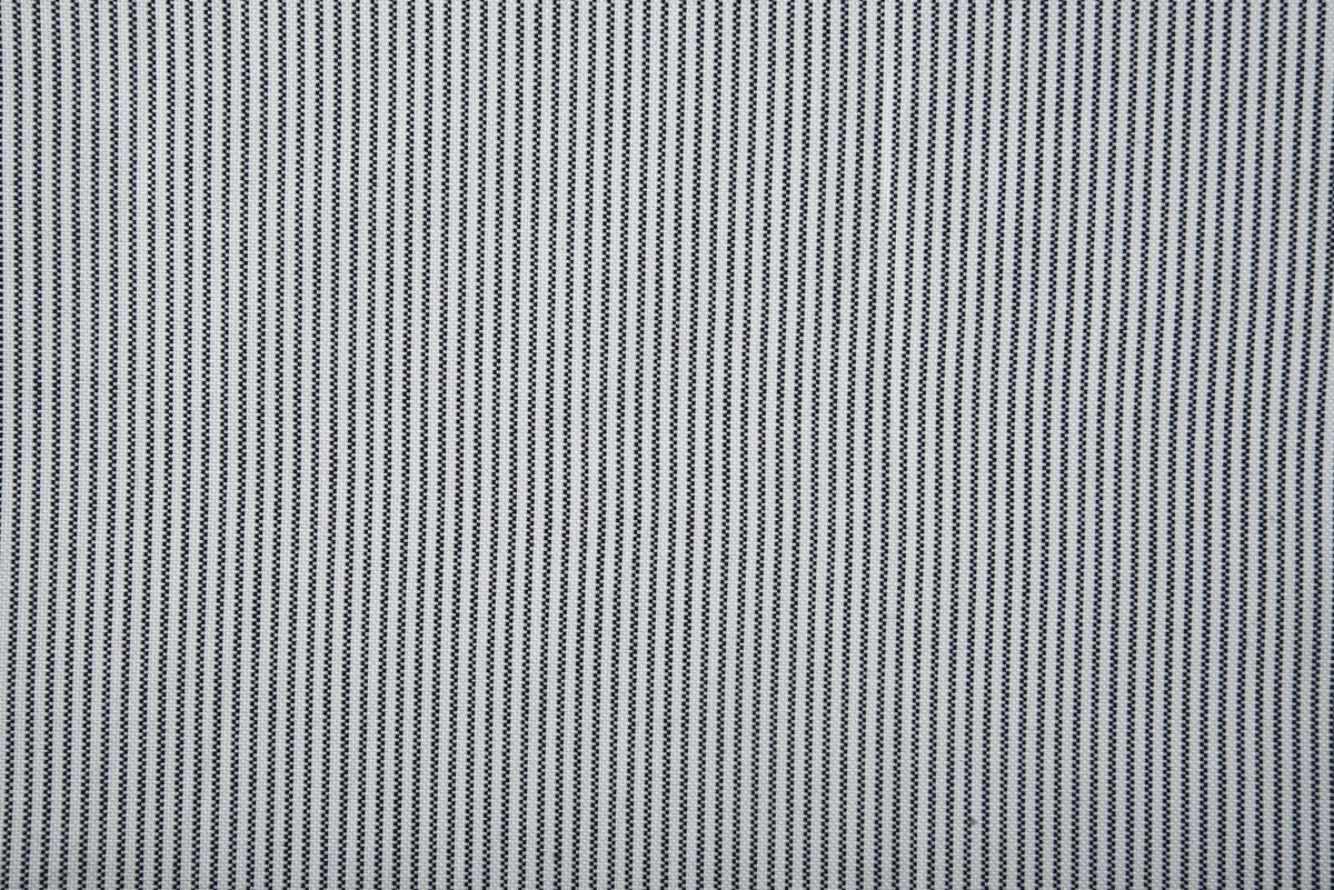 Black on White Pin Stripes - 6
