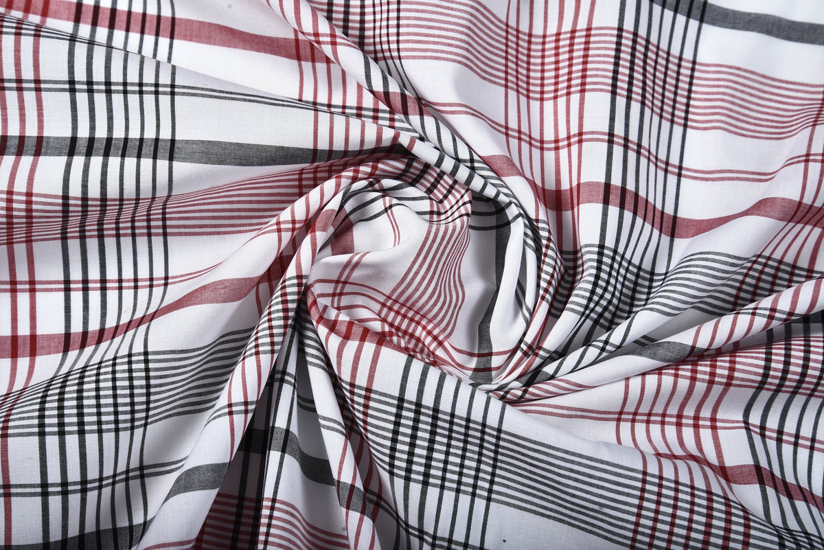 Black Red Madras Tattersall - 2