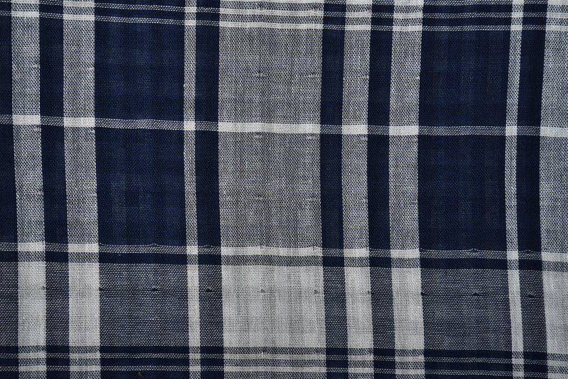 Aegean Blue Grey Checks Shirt