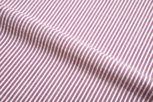 Red Violet  Candy Stripes Seersucker