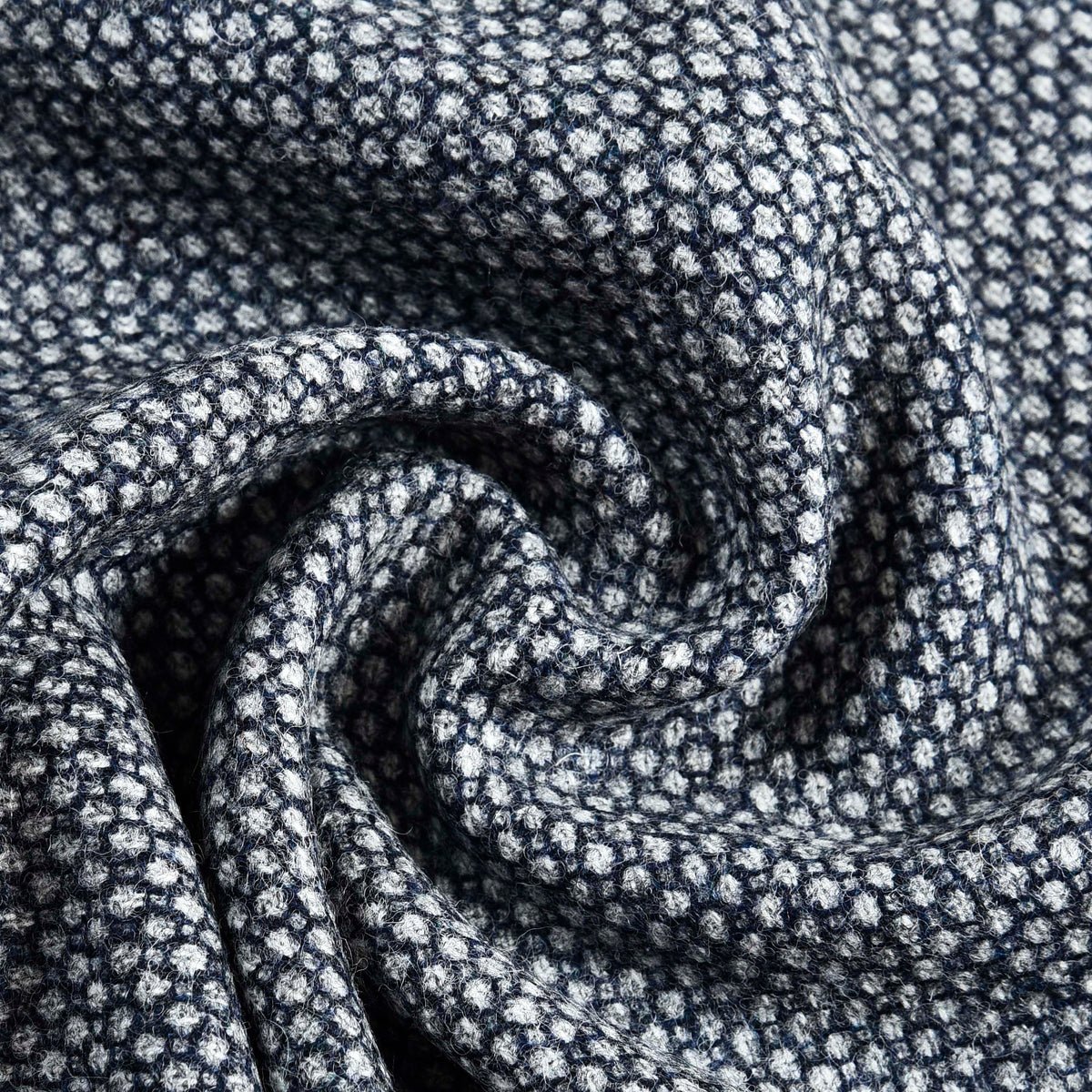 Dugdale Light Grey & Blue Tweed  Double Breasted Jacket - 5