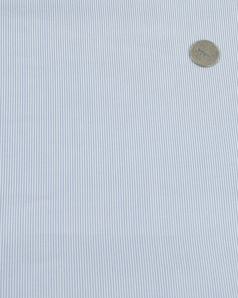 Sky Blue Mille Stripes Shirt