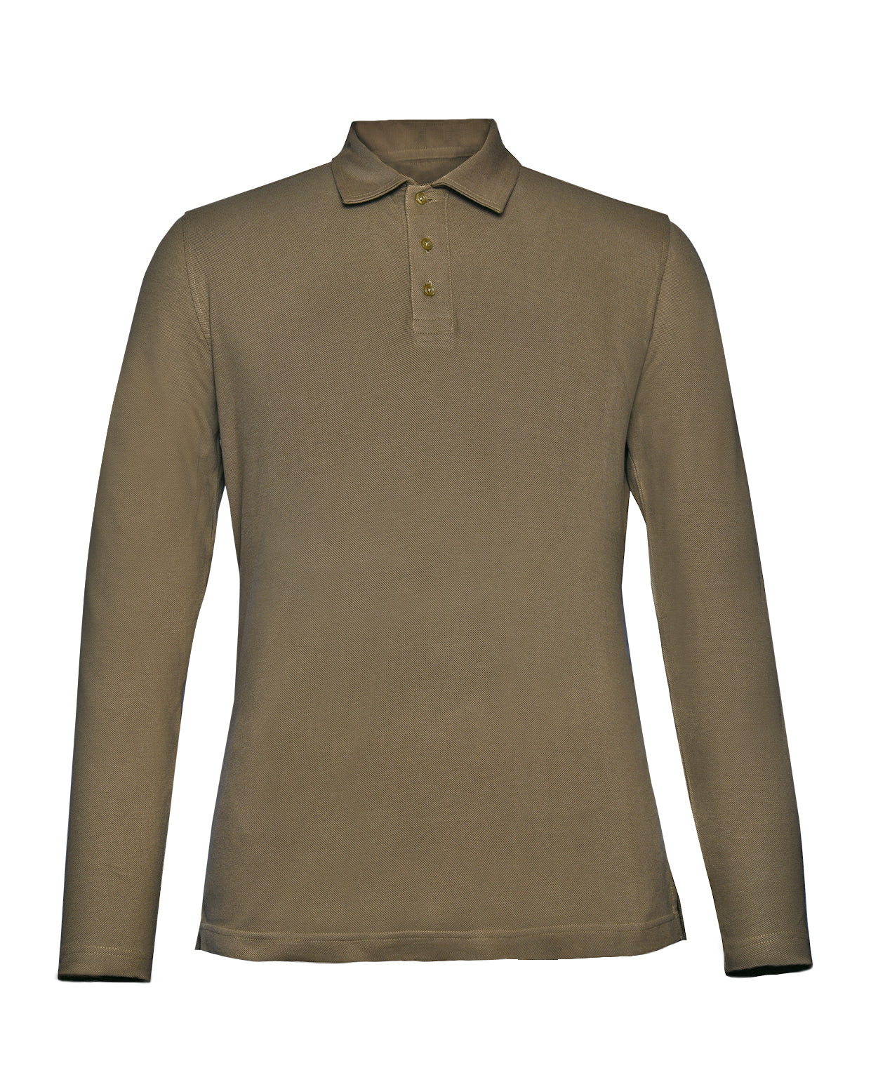 EZS Aria Olive Long Sleeve Polo