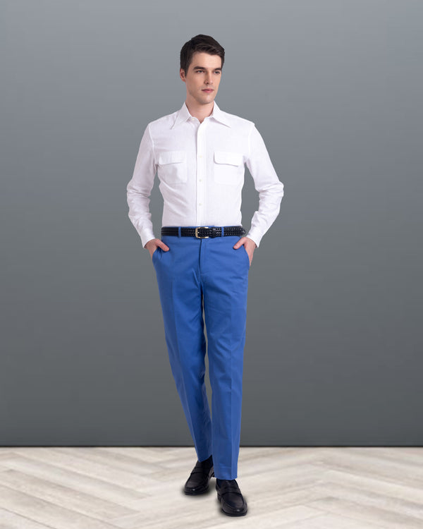 Dugdale Cotton Royal Blue Twill