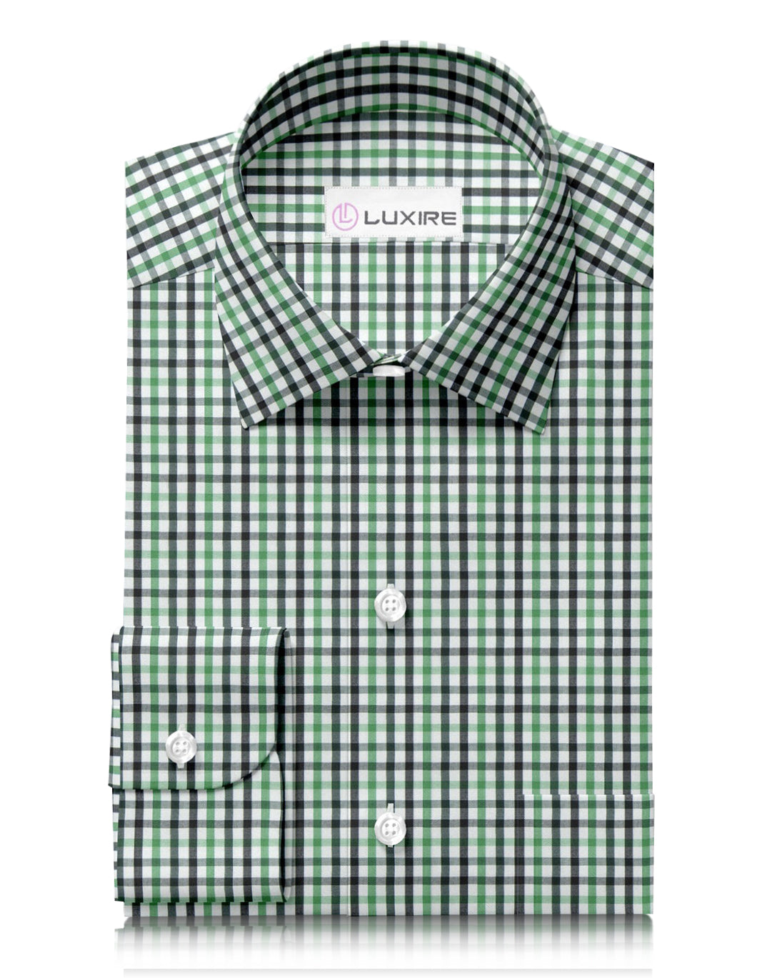 Friday Shirt:Shades Of Green Gingham