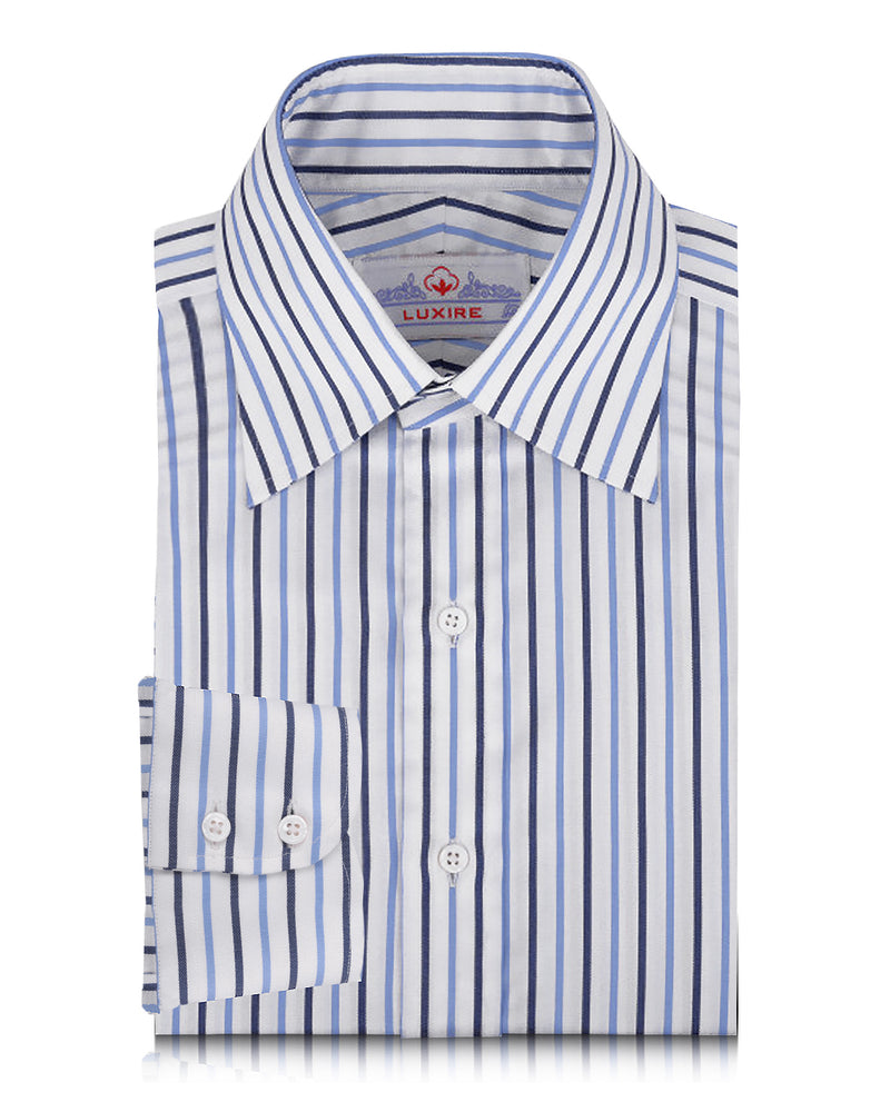 Monti Blue Navy Dress Stripes