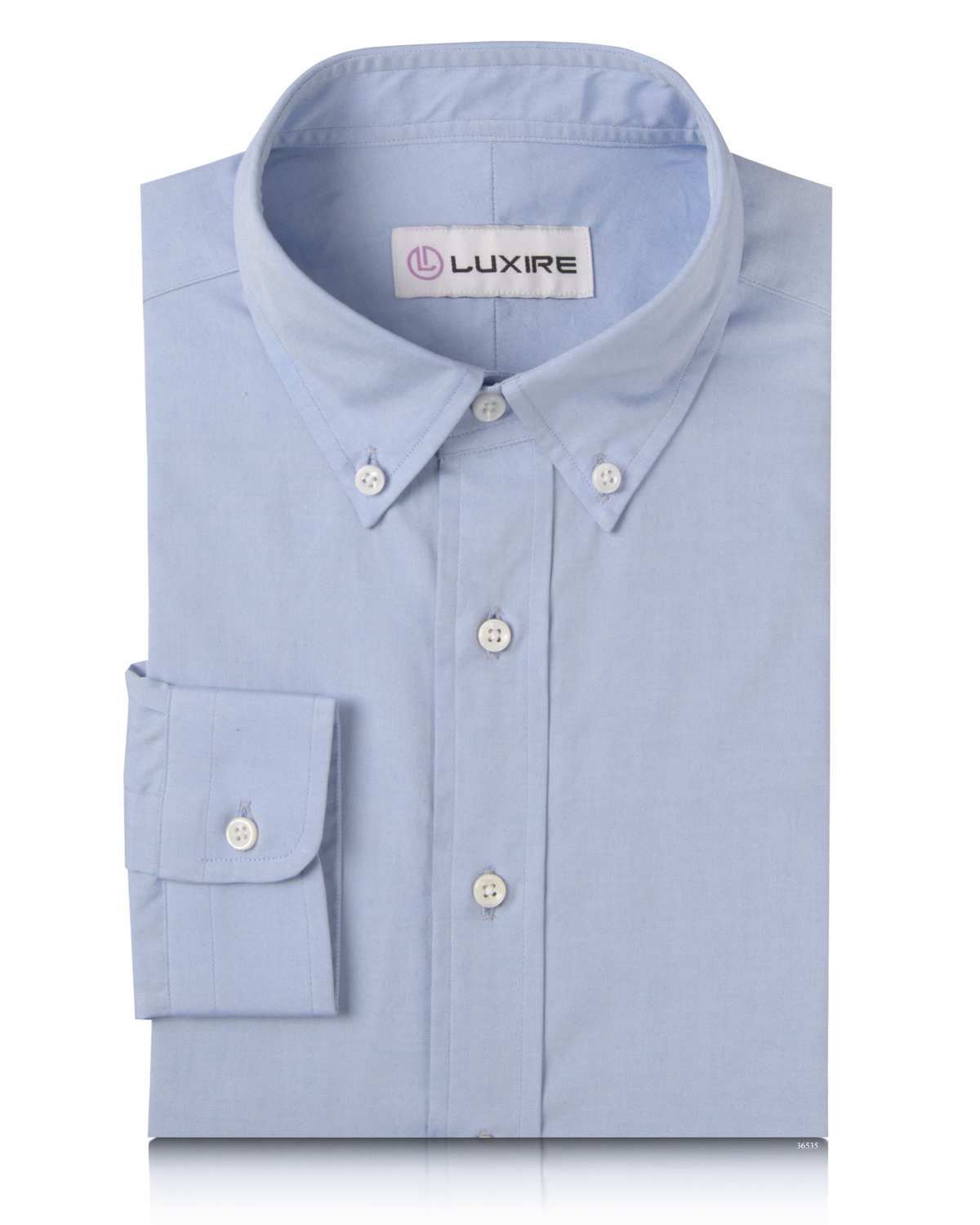 Blue Pinpoint Oxford - 1