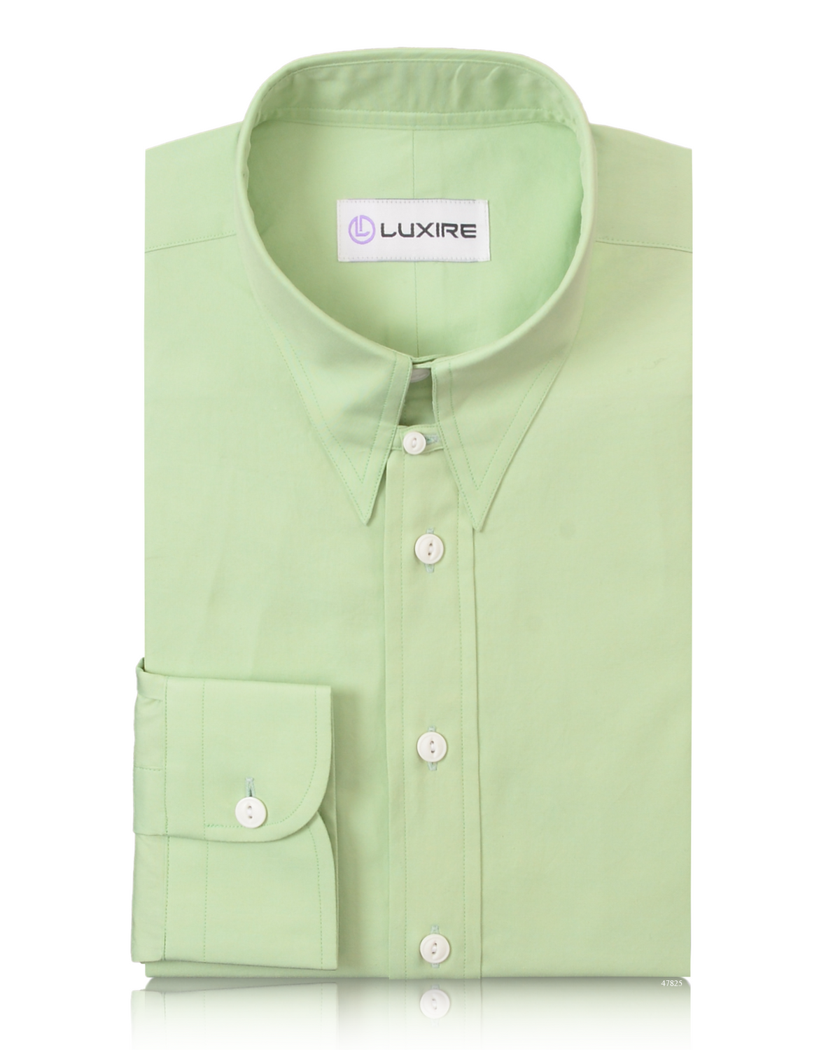 Pista Green Plain Shirt - 1