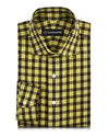 Yellow Black Tattersall Flannel