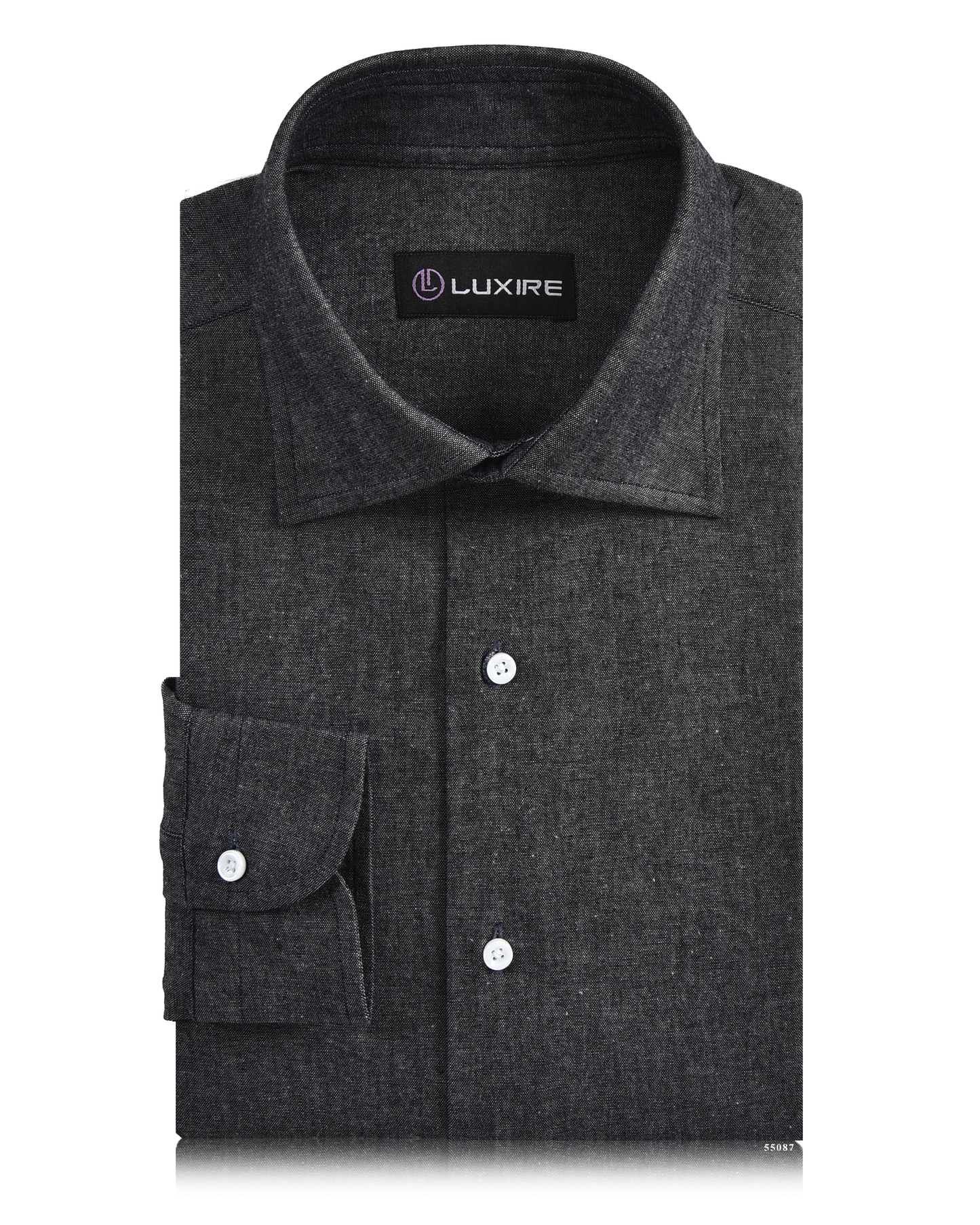 Dark Grey Chambray Shirt