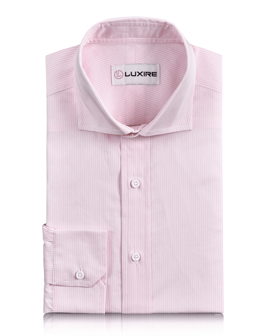 Monti Light Pink Dress Stripes Ice Shirt