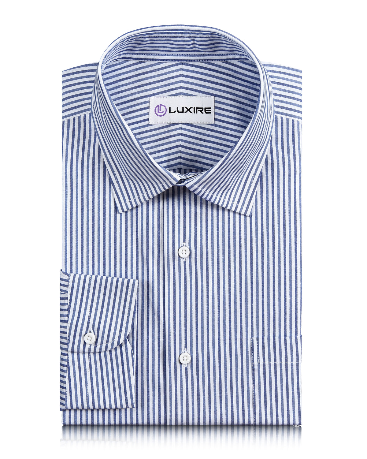 Shades of Blue University Stripes Oxford - 1
