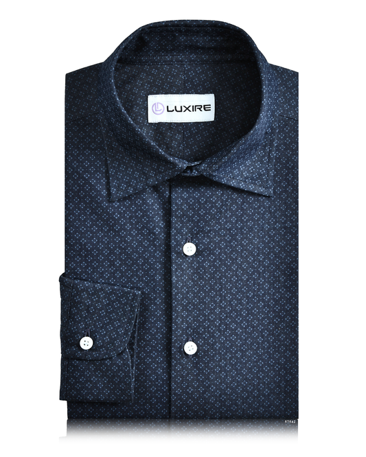 Indigo Denim Wabash Printed