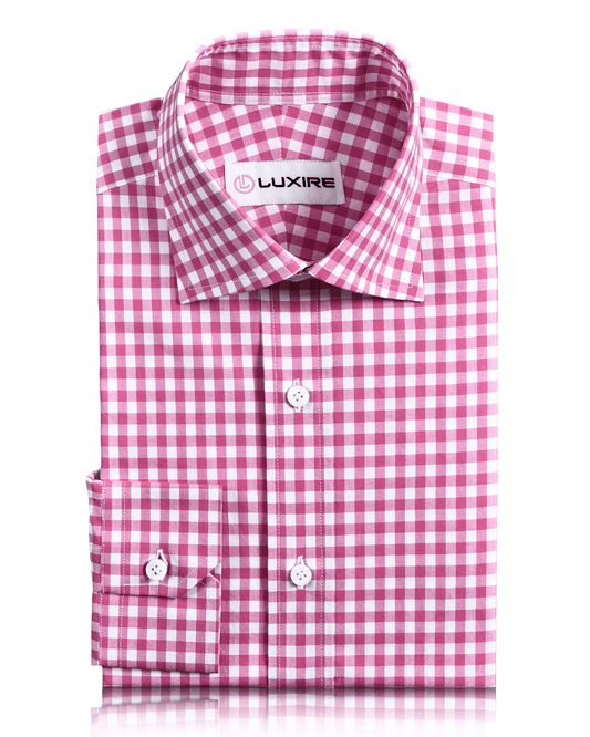 Pink Gingham Checks