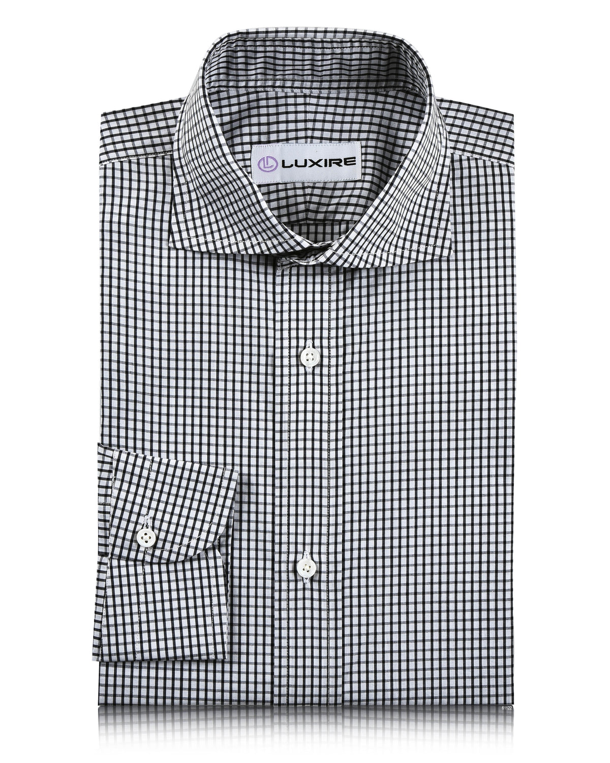 Brembana Black White Graph checks Shirt - 1