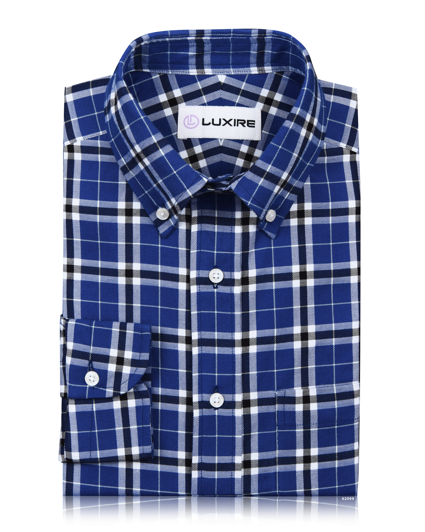 Blue Plaid Twill Checks