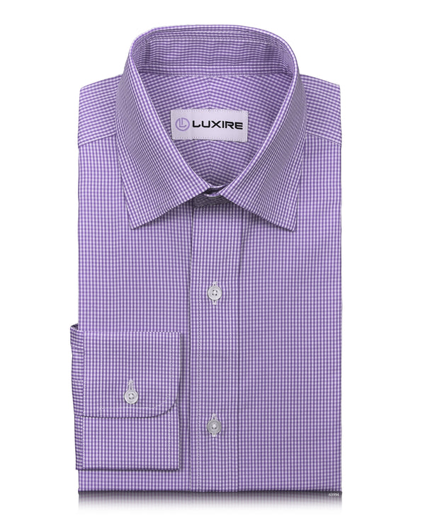 Mauve Micro Gingham