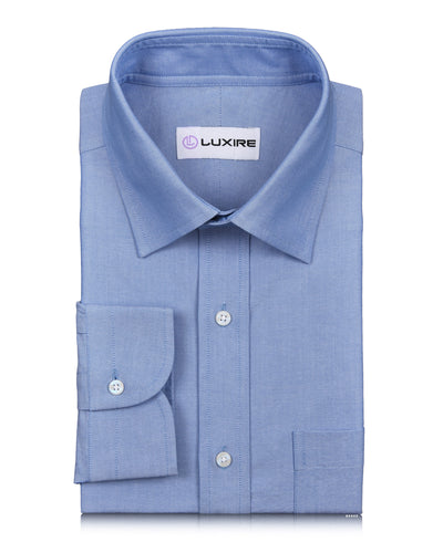 Blue Pinpoint Oxford Dress Shirt