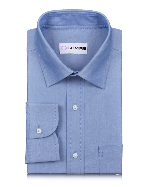 Blue Pinpoint Oxford Dress Shirt