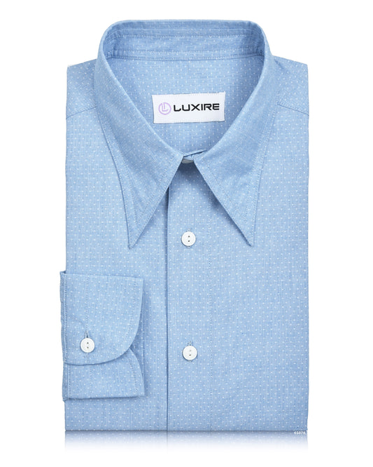 Dotted Pale Blue End on End