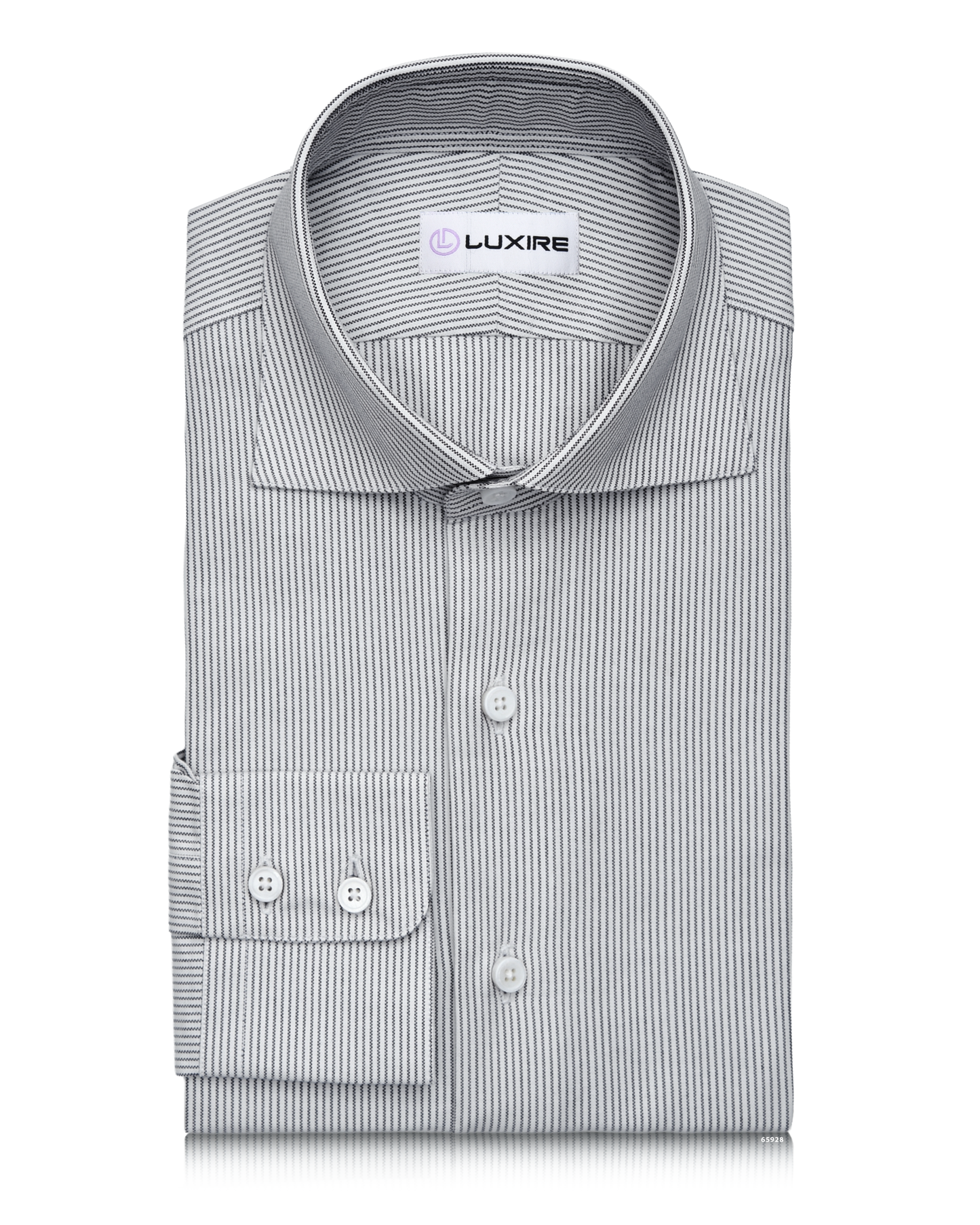 Black on White Pin Stripes