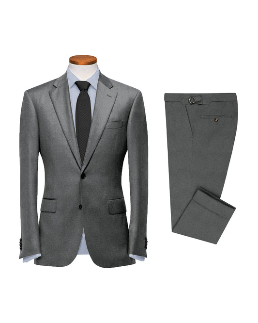 Dugdale New Fine Worsted Tropical Wool Suit- Grey