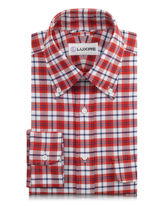 Oxford: Red Navy Madras