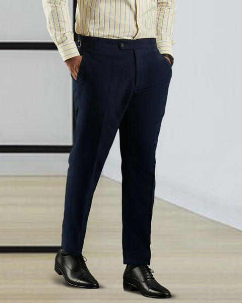 Zegna Dark Blue Cashco Moleskin Dress Pant Luxire Custom Clothing Zegna Dark Blue Cashco Moleskin Dress Pant Luxire Custom Clothing